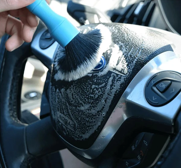 Kit Cepillos x2 Extra Suave Para Interior Auto Detailing - Imagen 2