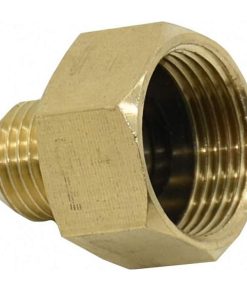 Alternative view of Acople Hembra M22 x M14 Macho Bronce Adaptador Conector Roscado